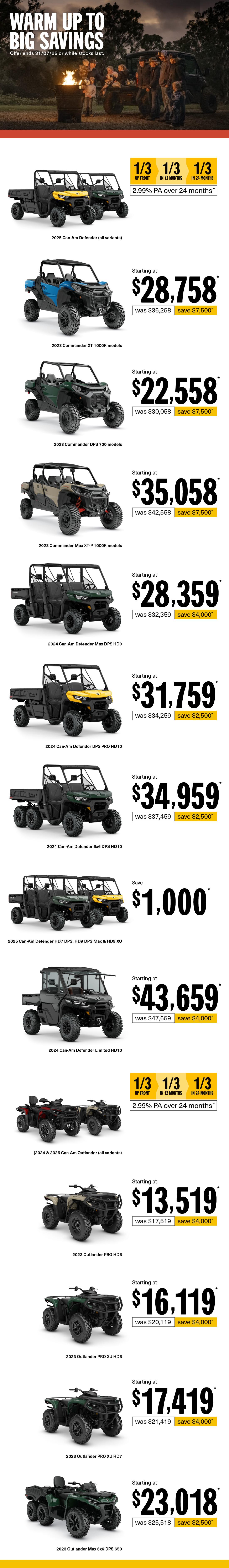 NZ Can-Am Off-Road - Q2.75 Retail Program 2025